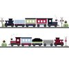 Train Wall Decals & Straight Railroad Track Wall Decals Col. 2