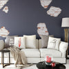 Faux White Brick Breakaway Fabric Wall Decals, Peel and Stick Reusable Wall Stickers - Wall Dressed Up