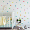 36 Sorbet Colored Confetti Polka Dot Wall Decals - Wall Dressed Up