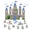 Large Medieval Castle Wall Decal with Knight Decals, Removable Wall Stickers - Wall Dressed Up