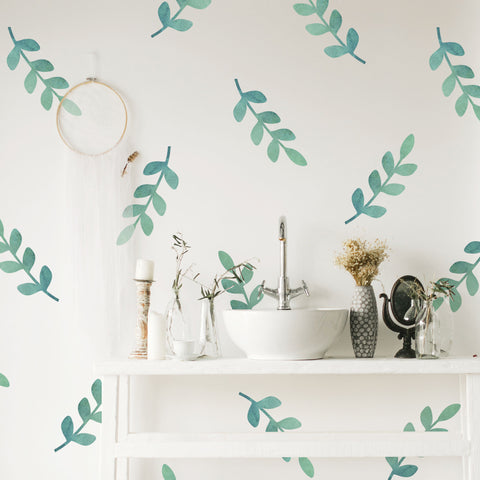 leaf wall decals, Wall Dressed Up Decals