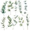Eucalyptus Decals Eucalyptus Wall Decals, Leaf Wall Decals, Botanical Wall Stickers, Repositionable Wall Decals
