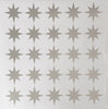 25 Gold or Silver Metallic 4" Eight Point Star Vinyl Wall Decals - Wall Dressed Up