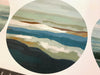 Ocean Painting Circle Beach Wall Decals