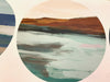 Ocean Painting Circle Beach Wall Decals