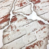 Faux White Brick Breakaway Fabric Wall Decals, Peel and Stick Reusable Wall Stickers - Wall Dressed Up