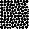 Black Dot Decals, Black Polka Dot Wall Decals, Irregular Dot Decals, Dot Wall Stickers, Eco-Friendly Repositionable Fabric Decals