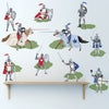 Medieval Knights Wall Decals, Boys Wall Decals, Removable Wall Stickers - Wall Dressed Up
