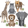 Large Safari Animal Wall Decals, Nursery Decals, Jungle Wall Stickers - Wall Dressed Up