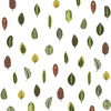 Leaf Wall Decals, Botanical Leaves Wall Decals, Autumn Leaves, Fall Leaves Wall Stickers, Repositionable and Reusable