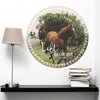 Horses Poster Quote Wall Decal "Live Like Someone Left The Gate Open", Reusable Decal - Wall Dressed Up