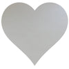 Large Metallic Gold or Silver Heart Vinyl Wall Decal - Wall Dressed Up