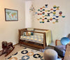 Mid Century Modern Semi Circle Wall Decals, Reusable Geometric Wall Stickers - Wall Dressed Up