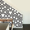 36 Large Gold or Silver Metallic Triangle Wall Decals, Geometric Wall Stickers - Wall Dressed Up
