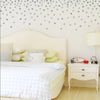 120 Gold or SIlver Dots Metallic Wall Decals,  2" Polka Dot Decals, Vinyl Peel & Stick - Wall Dressed Up