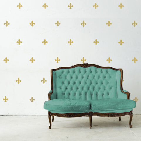 35 Fleur de Lis Vinyl Wall Decals, Fleur de Lis Decals - Wall Dressed Up