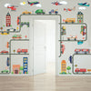 School Bus, City Bus, Taxi & Recycling Truck Wall Decals - Wall Dressed Up