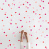 Mini 2" Millennial Pink Orange Polka Dot Wall Decals, Reusable Decals - Wall Dressed Up