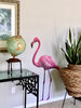 Pink Flamingo Wall Decal, Fabric Repositionable Tropical Flamingo Decals, Large Life-size - Wall Dressed Up