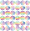 Rainbow Watercolor Dot Decals, 4" Polka Dot Decals, Repositionable Wall Decals Eco-Friendly Peel & Stick Fabric Decals - Wall Dressed Up