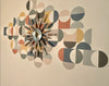 Geometric Multicolor Mid Century Modern Wall Decals, Removable Wall Stickers