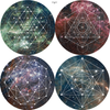 Space Galaxy Geometry Wall Decals, Reposition and Reuse - Wall Dressed Up