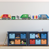 Wall Decals Garbage Trucks & Recycling Trucks with Straight Gray Road - Wall Dressed Up
