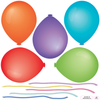 Balloon Wall Decals, Removable and Reusable Peel and Stick Party Decoration Wall Stickers