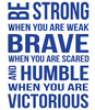 Sports Quotes, School Bathroom Decals, Locker Room Decals, 5 Positive Self Esteem Quotes, Set C - Wall Dressed Up