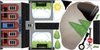 2 Freight Trains, Train Station and Tunnel Wall Decals with Straight & Curved Railroad Track Col.1