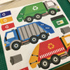 Garbage Truck and Recycling Truck Wall Decals, Peel and Stick Eco-Friendly Wall Decal Stickers - Wall Dressed Up