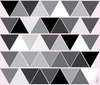 45 Mod Triangle Wall Decals in Gray, Black and White, Eco-Friendly Repositionable Decals - Wall Dressed Up