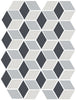 Modern Geometric Wall Decals, Optical Illusion in Grays - Wall Dressed Up