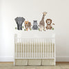 Safari Animal Wall Decals, Nursery Wall Decals, Lion Tiger Elephant Jungle Wall Stickers - Wall Dressed Up