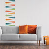geometric wall art decals, Mid Century Modern wall decals