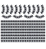 2 Freight Trains, Train Station and Tunnel Wall Decals with Straight & Curved Railroad Track Col.1