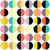 Color Pop Polka Dot Wall Decals, 36 Patterned Wall Stickers, Reusable Fabric Decals - Wall Dressed Up