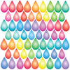 Rainbow Raindrop Wall Decals, Nursery Wall Decals, Multicolor Raindrop Decals - Wall Dressed Up