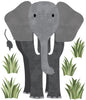 Large Safari Animal Wall Decals with Acacia Tree, Nursery Wall Decals, Jungle Wall Stickers, African Animal Wall Decals - Wall Dressed Up