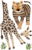 Large Safari Animal Wall Decals, Nursery Decals, Jungle Wall Stickers - Wall Dressed Up