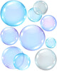 Large Wall Decals Bubbles, Bubble Wall Stickers, Bathroom Wall Decals, Nursery Wall Decor, Removable Eco Friendly Waterproof Wall Stickers - Wall Dressed Up