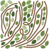 Large Monkey Wall Decals on Vines Palm Tree Wall Decals Nursery Wall Decals, Peel and Stick Eco Friendly Wall Stickers