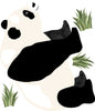 Large Panda Decals and Bamboo Decals, Panda Bear Decals, Animal Wall Decals, Eco Friendly Removable and Reusable Wall Stickers - Wall Dressed Up