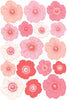 Anemone Flower Wall Decals, Flower Wall Stickers, Anemone Wall Stickers, Nursery Wall Decals, Peel and Stick Removable Wall Decals