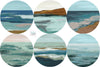 Ocean Painting Circle Beach Wall Decals