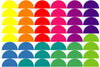 Modern Rainbow Semi Circle Wall Decals -Wall Dressed Up