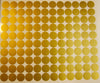 120 Gold or SIlver Dots Metallic Wall Decals,  2" Polka Dot Decals, Vinyl Peel & Stick - Wall Dressed Up