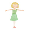 Five Large Dancing Ballerina Wall Decals, Eco-friendly Ballet Wall Stickers- Wall Dressed Up