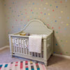 Wall Decals 121 Mini 2 inch Sorbet Pastel Confetti Polka Dot Fabric Wall Stickers Removable, Reusable, Repositionable - Wall Dressed Up