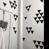 120 Mini Vinyl Triangle Wall Decals, Geometric Wall Stickers - Wall Dressed Up